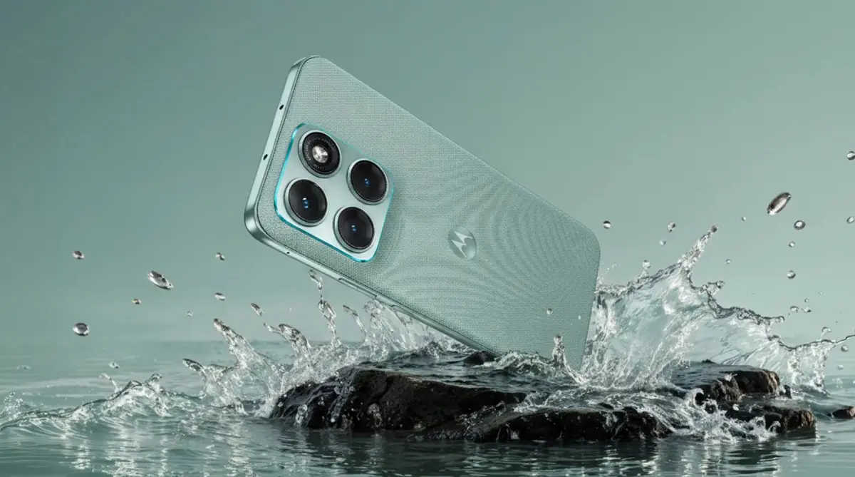 The Moto Edge 70 Fusion is rated IP68 and IP69