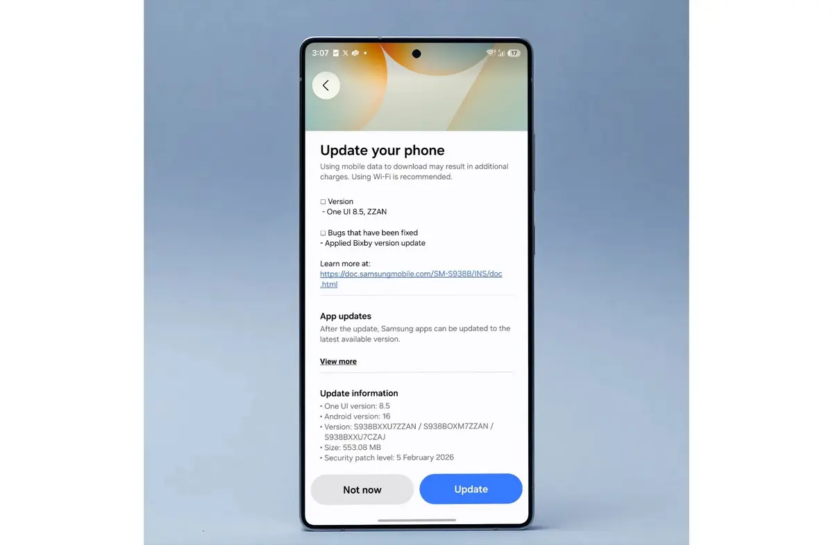 Samsung One UI 8.5 Beta 5 Released with AI-Powered Bixby